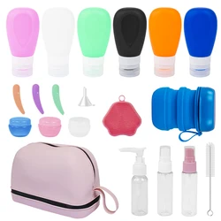 Enhanced Outdoor Travel Water Dispensing Bottle - Silicone (Pink)
