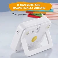 Minuterie numérique pour touristes, grand écran LCD, compte à rebours de cuisine, chronomètre d'étude avec vibration, fonction mémoire 5