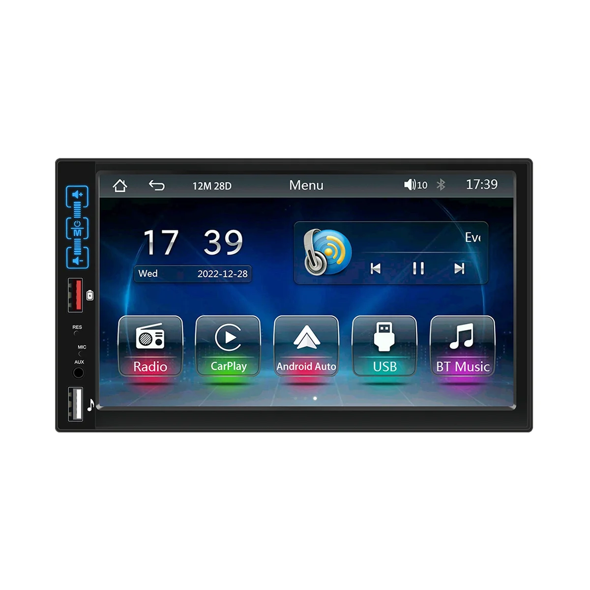

Car Stereo Aadio Multimedia Player Car Player Central Control All-In-One 7-Inch Touch Screen Single Butt MP5 Player