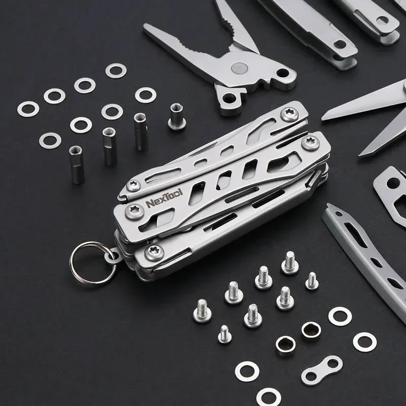 Миниатюрный флагманский Мультитул NexTool 10 в 1 Мини карманный нож EDC брелок многофункциональный инструмент складные плоскогубцы ножницы открывалка для бутылок (art.: 3920c43604fb7) - 3920c43604fb7