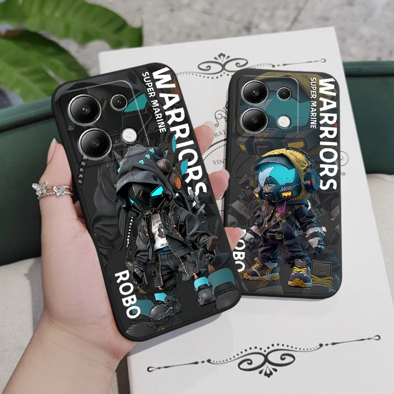 Trendy Cool Boy Liquid Silicone Phone Case Cover