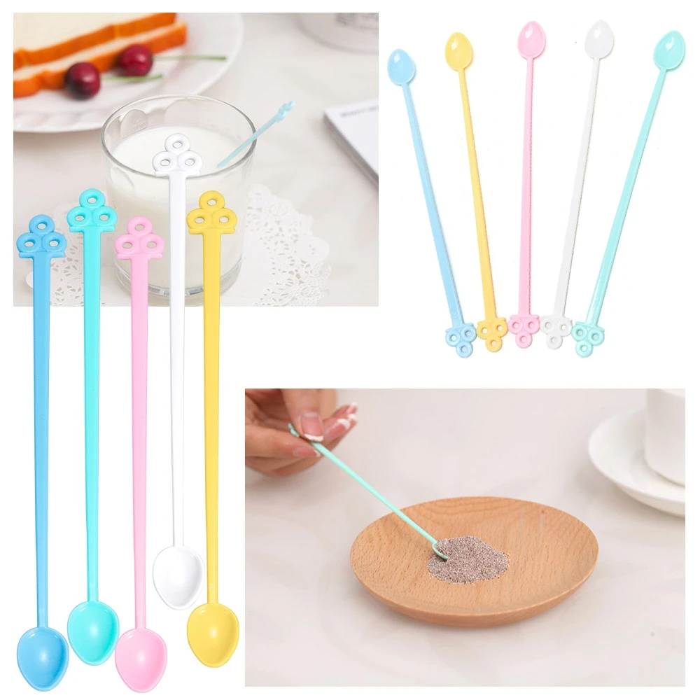 

30Piece Colorful DIY Crafts Coffee Tea Jewelry Tool Beverage Dispensing Spoon Stirring Stick Stirrers Resin Silicone Mold Tools