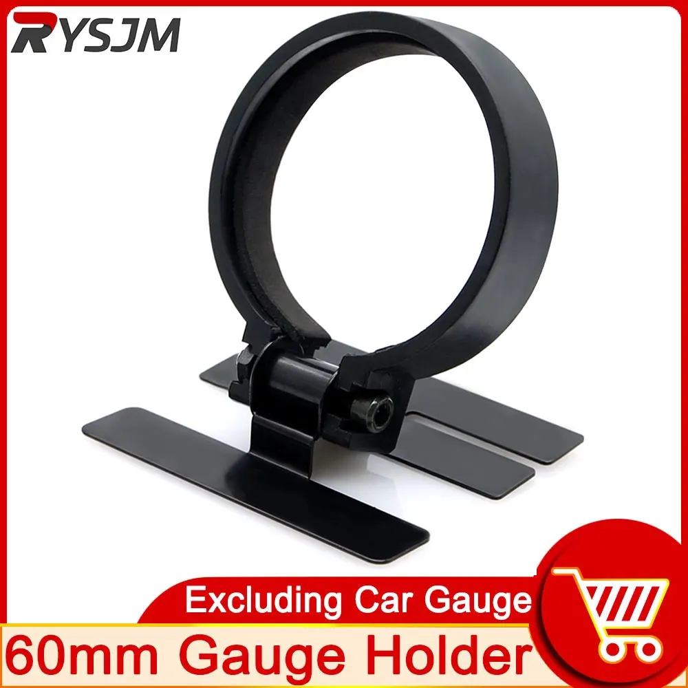 HD 60mm Metal Gauge Meter Pod Mount Holder Adjustable Car Bracket Auto Car Meter Pods Dash Pod Mount Bracket Instrument Panel car interior trim car meters holder