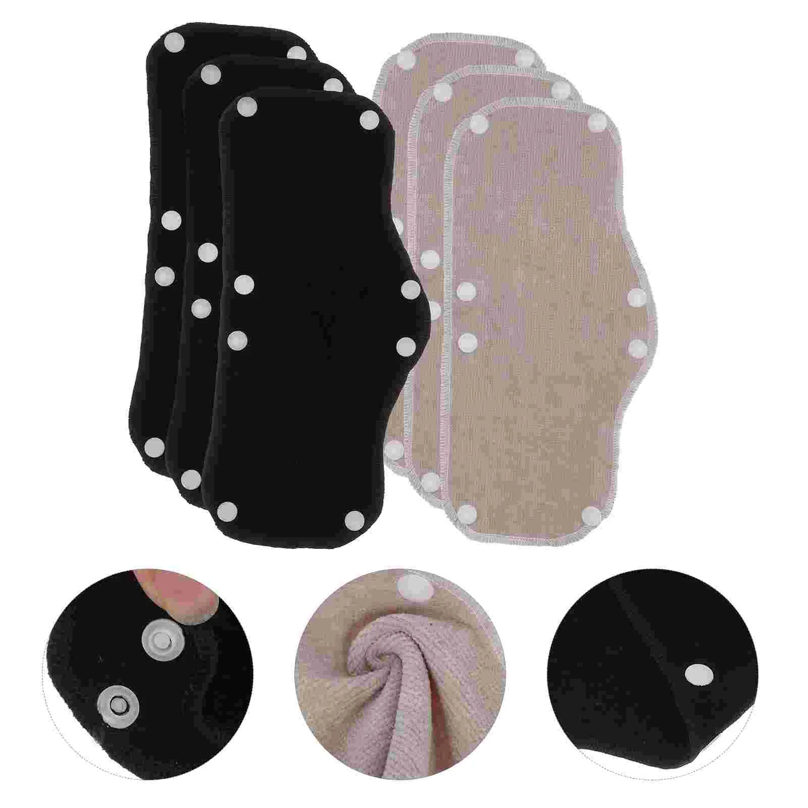 

6 шт., многоразовые головные уборы из твердой ткани