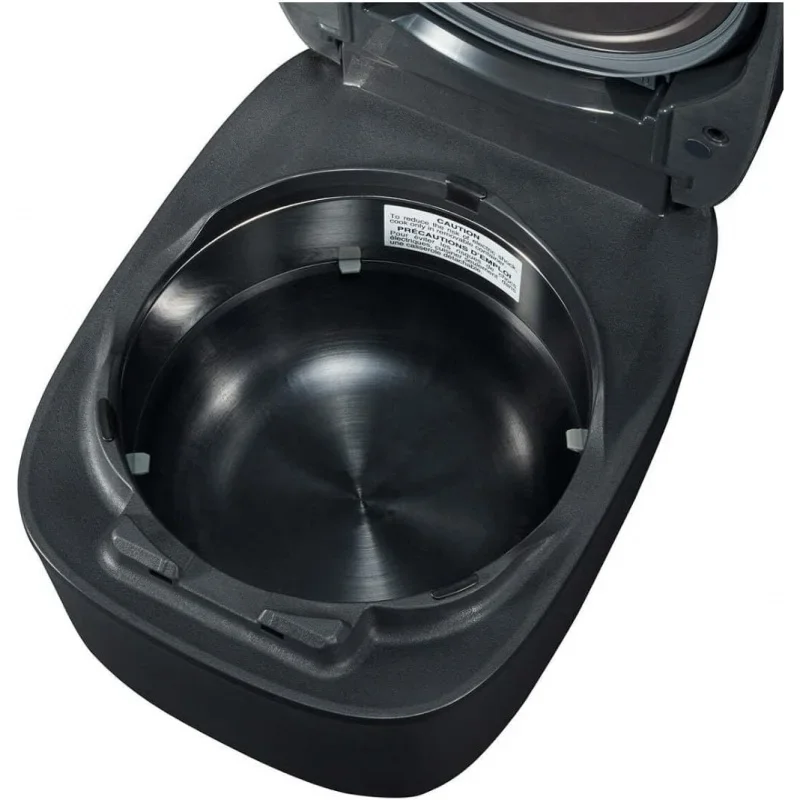 Zojirushi NW-QAC10 Induction Rice Cooker and Warmer 5.5 Cup Capacity Black 9.25 x 12.25 x 7.88