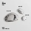 Italian Stainless Steel Hanging Decoration Art Room Decor Light Luxury Water Drop Wall Hanging Household Pebble Wall Decoration 6