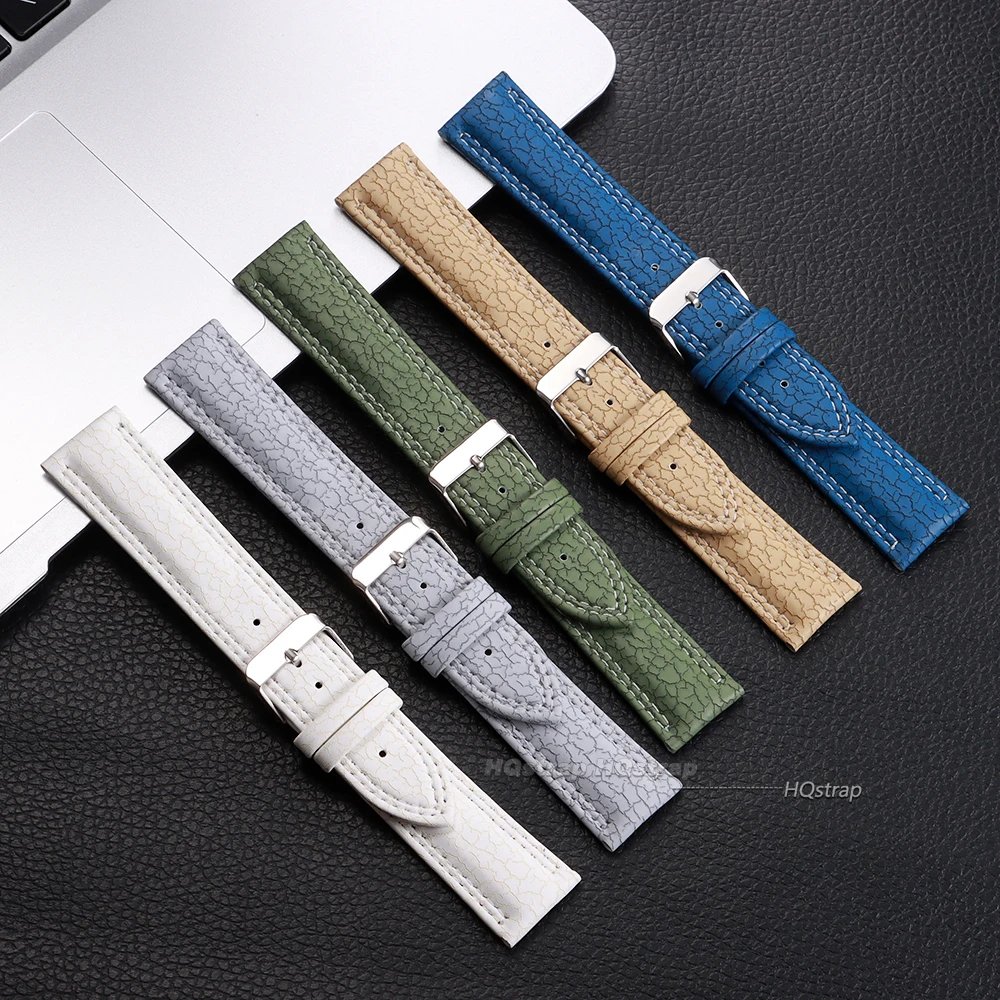 Elegant Handmade Leather Watch Band - Universal Business Replacement Strap