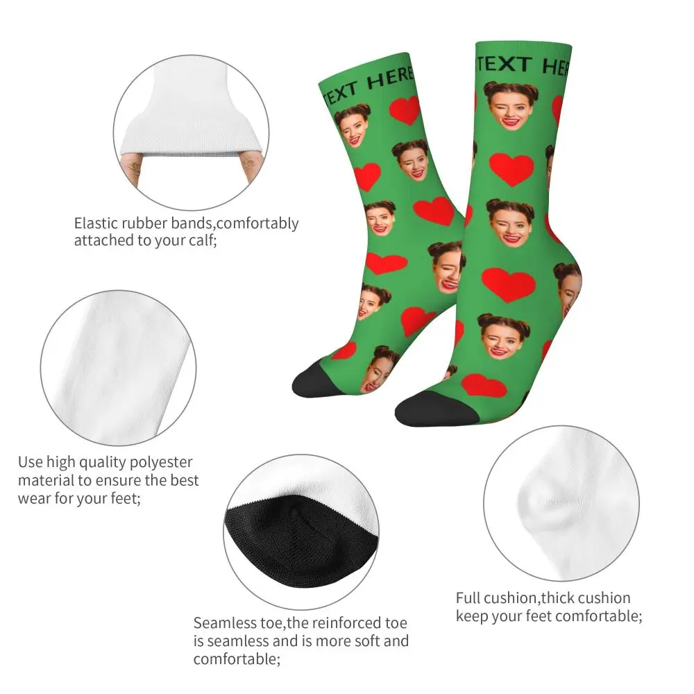 Personal Custom Avatar Printed Socks Cozy Sport Middle Tube Socks Cotton for Unisex Birthday Present 65 S4bd82e675395472c88412d0000e6d6fcE