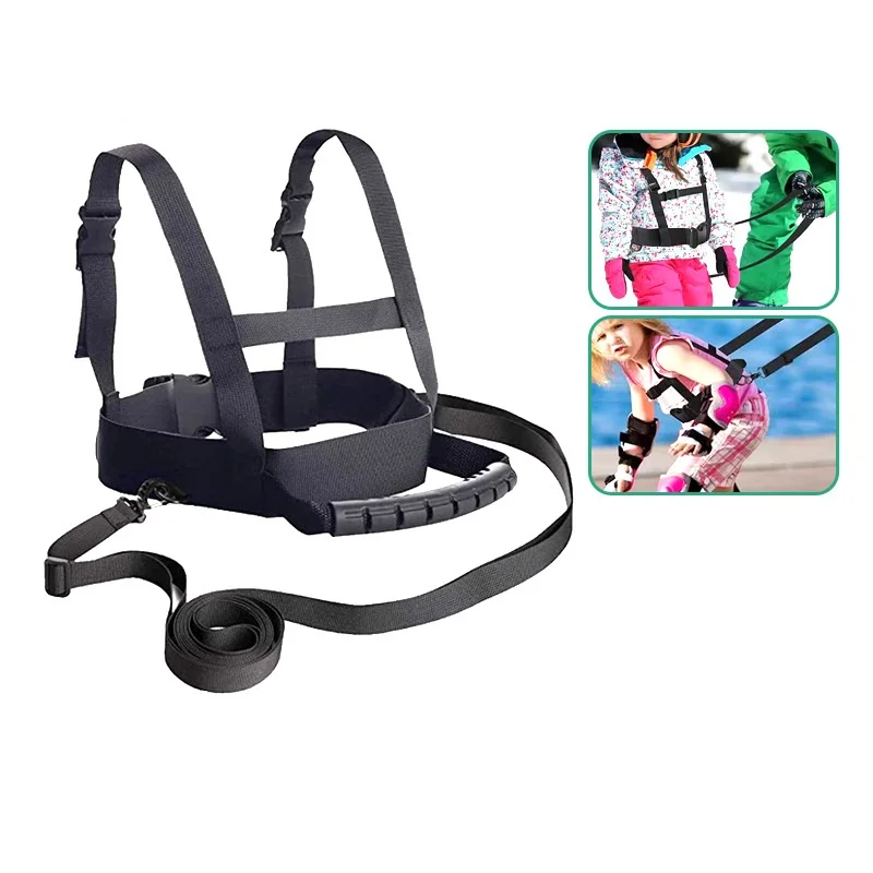AdjustableKidsSkatingShoulderStrapSkiSafetyTrainingHarnessBelt