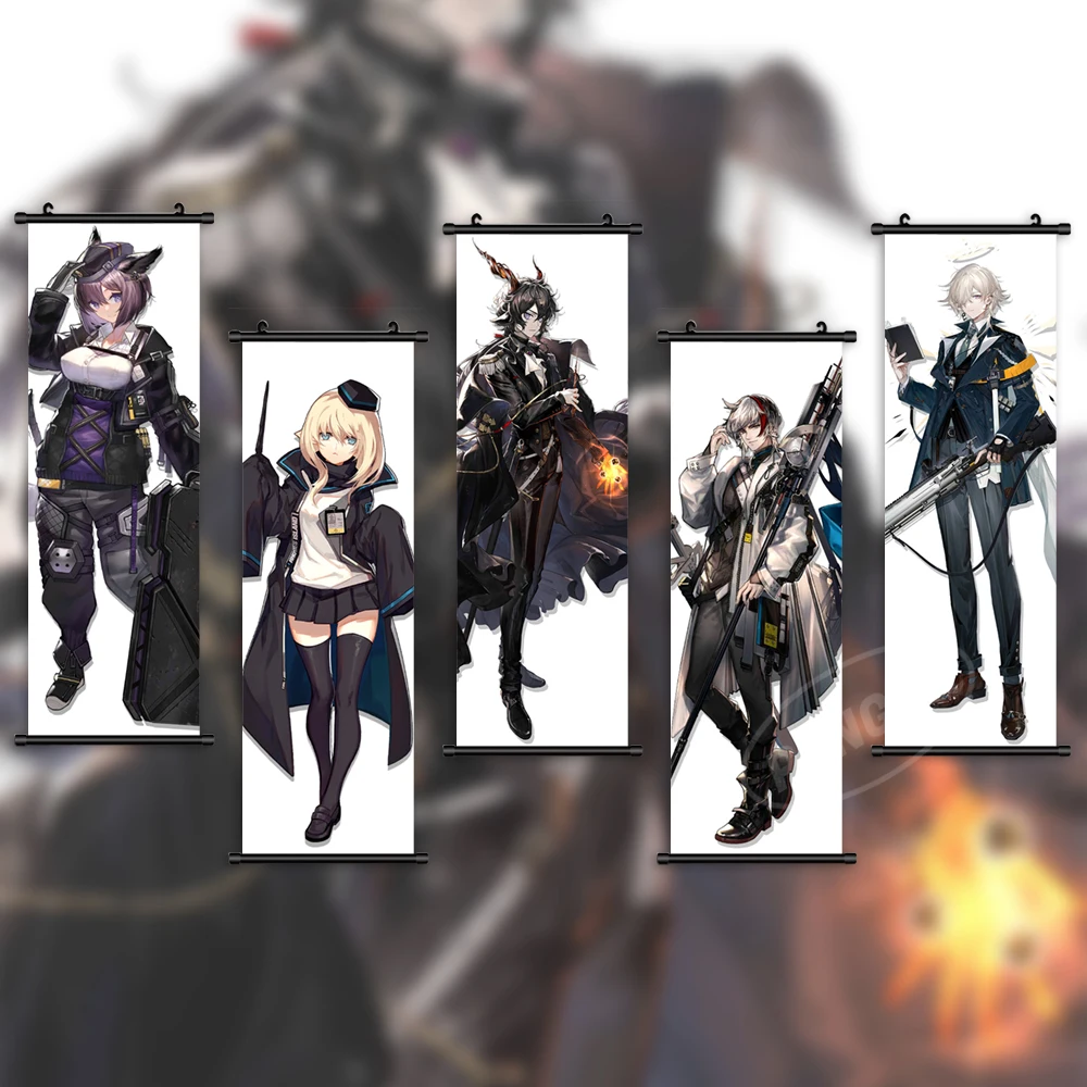 

Print Poster Arknights Wall Gnosis Art Eunectes Pictures Folinic Painting Heavyrain Canvas Hanging Scrolls Executor Home Decor