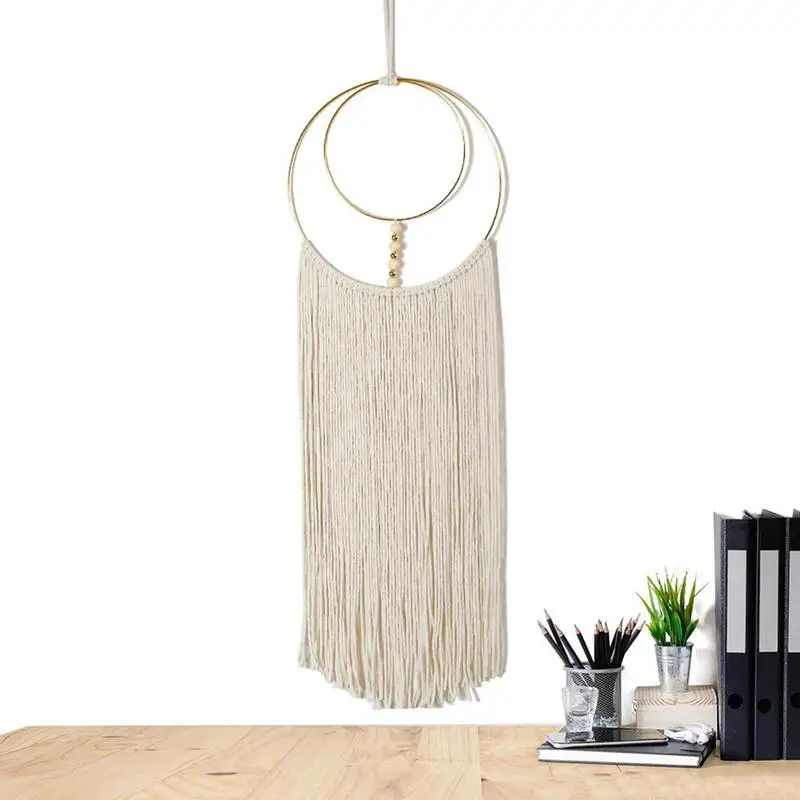 

Dream Catcher Hand Woven Dreamcatcher For Girls Nordic Style Macrame Tapestry Wall Hanging With Woven Tassels Creative Gift