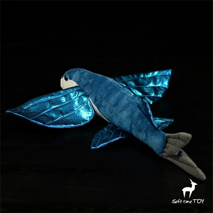 Flying Fish High Fidelity Anime Cute Plushie Volador Plush Toys Lifelike Animals Simulation Stuffed Doll Kawai Toy Gifts For Kid 3