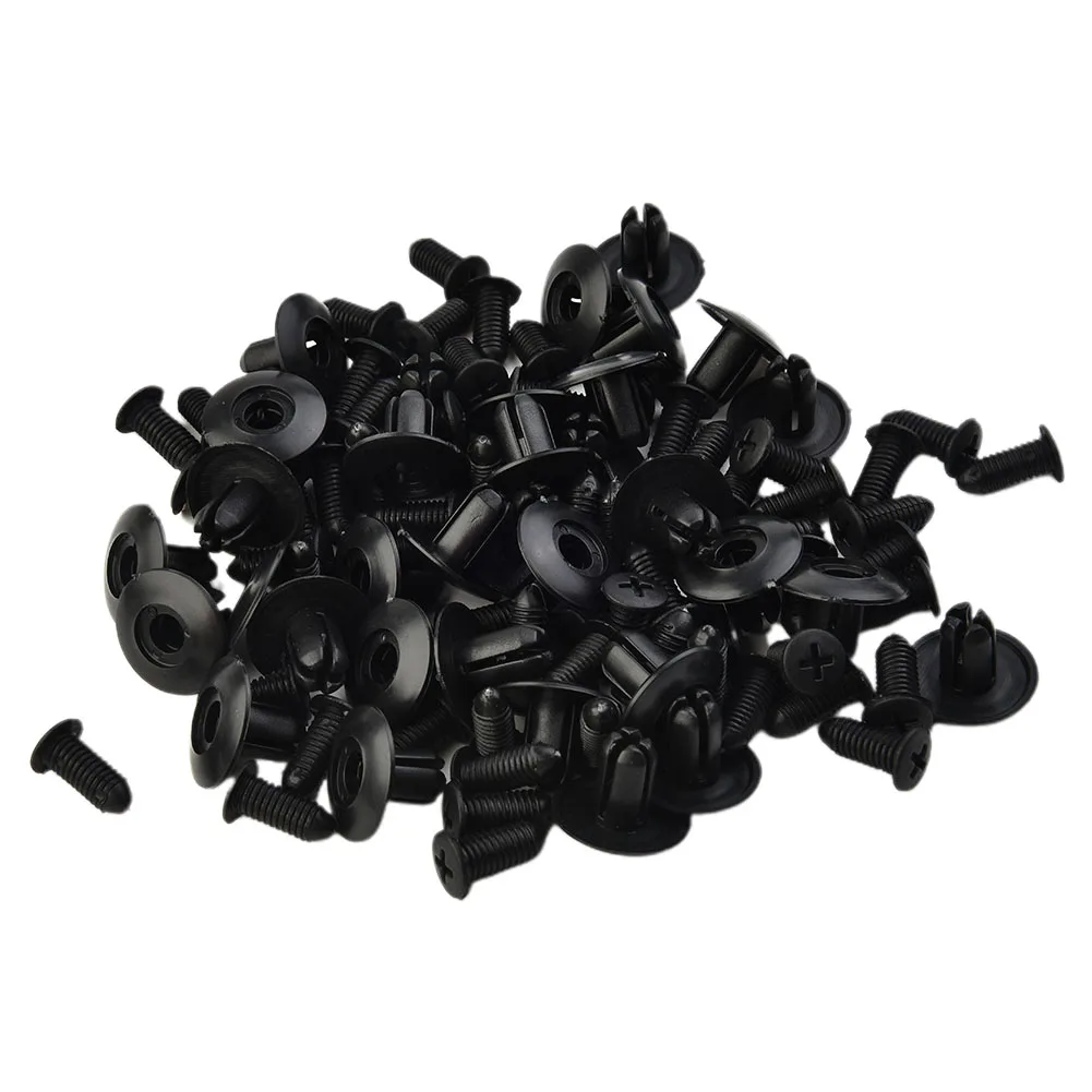 

Durable New Practical Useful Fastener clips Push pins Screw Universal 8mm Accessory Auto Buckle Bumpers Car Decor
