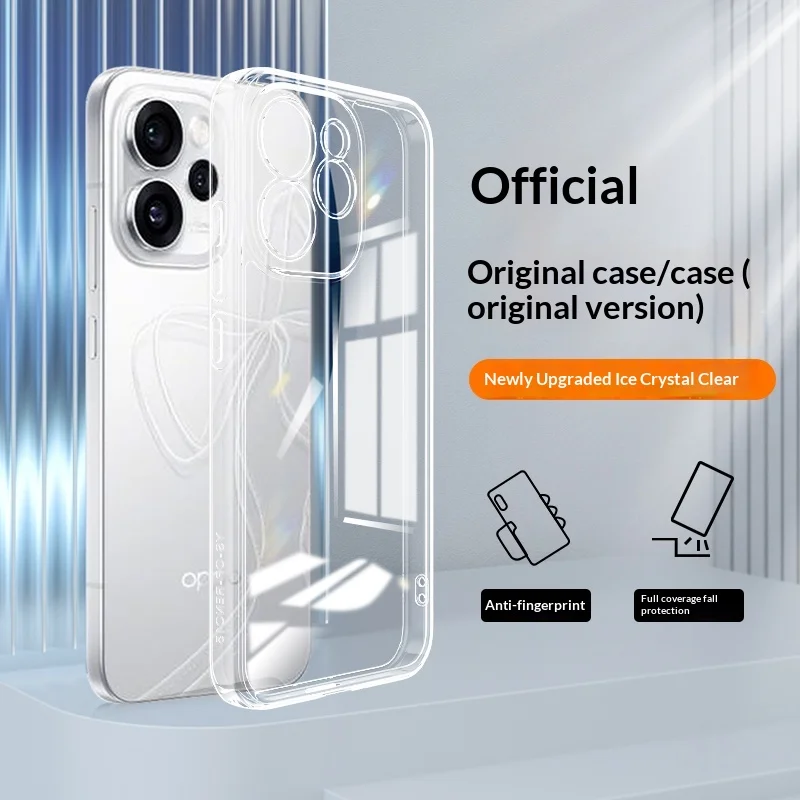 Flexible Durable Clear TPU Silicone Phone Case - 360° Shockproof Transparent Shield