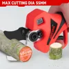 Brushless 55MM Electric Pruning Shears 2Gears Electric Battery Scissors Tree Branches Garden Pruning Tool For Makita 18V Battery 4
