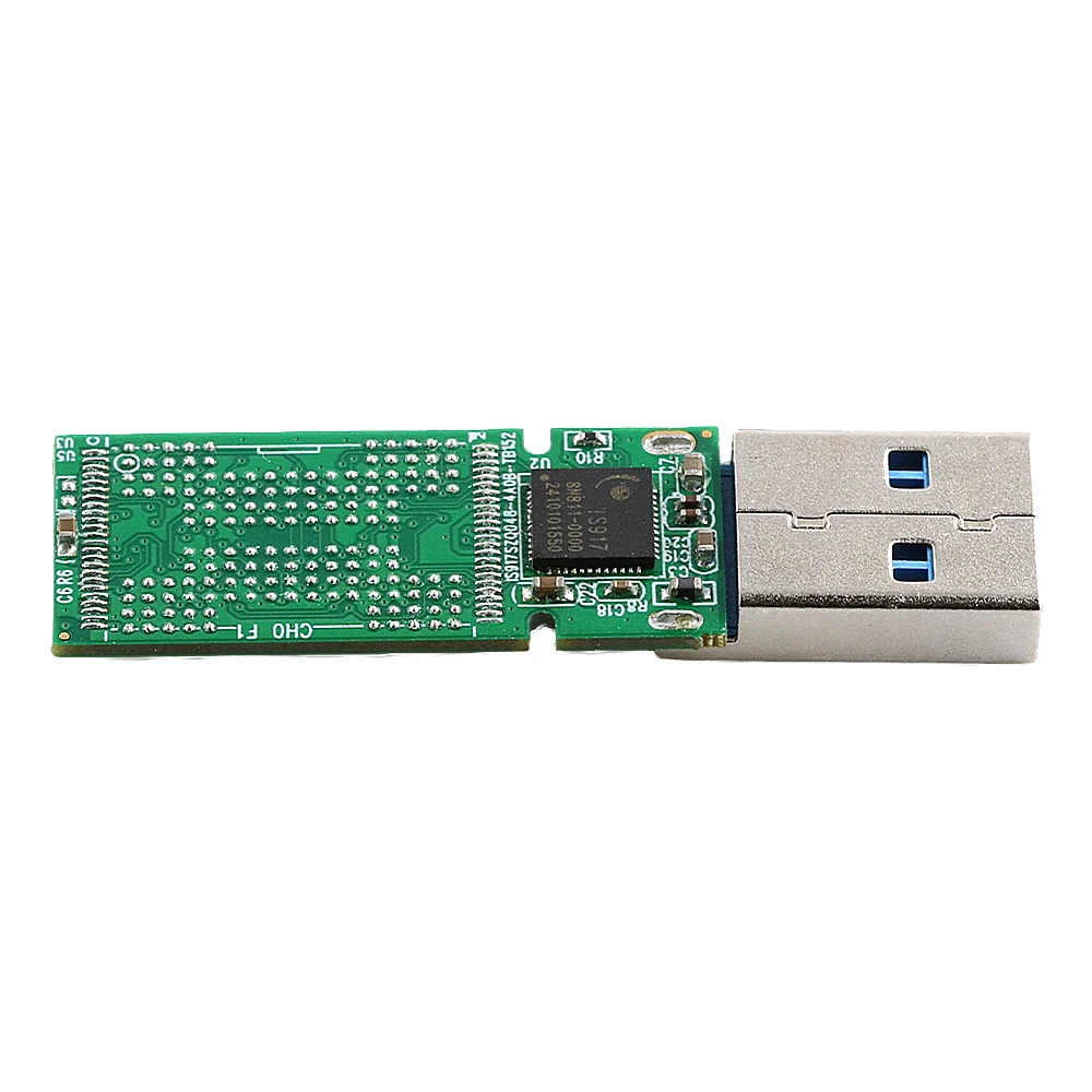 1PC IS917 PCBA for NAND Flash USB3.0 U Disk Weldable TSOP48 BGA132 BGA136 BGA152 Chips USB 3.0 U Disk PCB Main Controller DIY