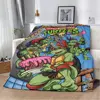 N-Ninja Turtles Printed Blanket Picnic Blankets Warm Blanket Soft and Comfortable Blanket Home Travel Birthday Gift 2