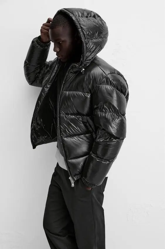 Women Parka Hooded Long Sleeve Solid Parkas Spliced Outerwear Jackets Cardigan Coat Zipper Pockets High Street Winter 2025