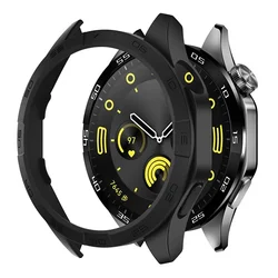 Premium Protective Case for Huawei Watch GT 4 46mm - Durable PC Hard Bumper for Men & Women (No Screen Protector) (Black)