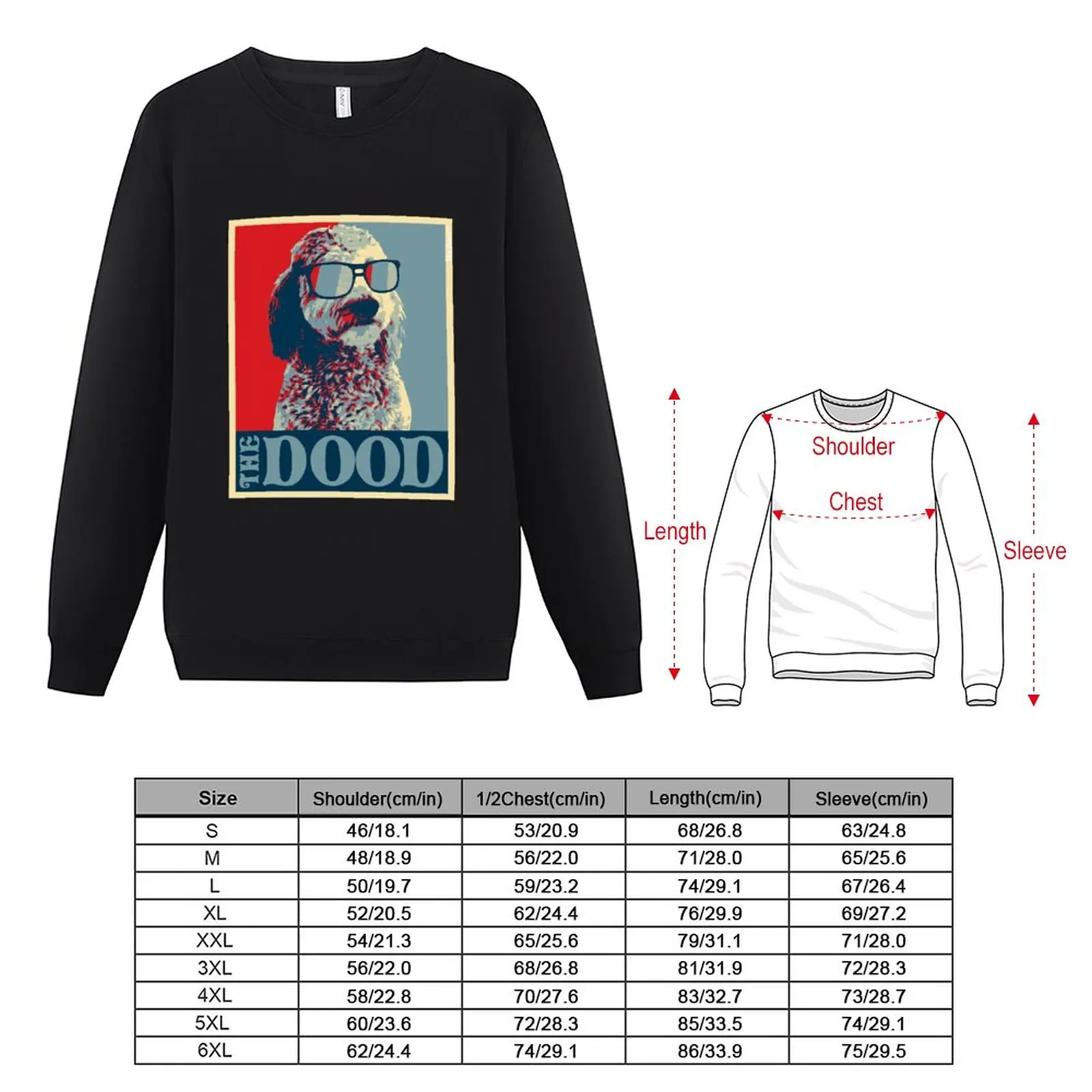 New The Dood Goldendoodle Collection Sweatshirt streetwear men autumn clothes new sweatshirts