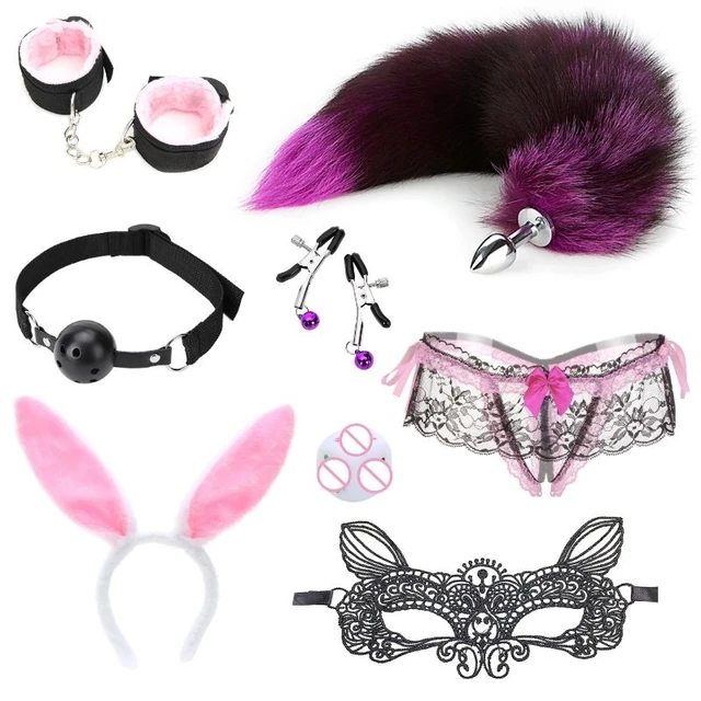 Kit de juguetes sexuales para mujeres, cola de Cosplay Shopp Sexy,  restricción sexual, juguetes para adultos para hombres, pero enchufe -  AliExpress