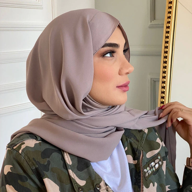 Bonnet tube sous hijab blanc