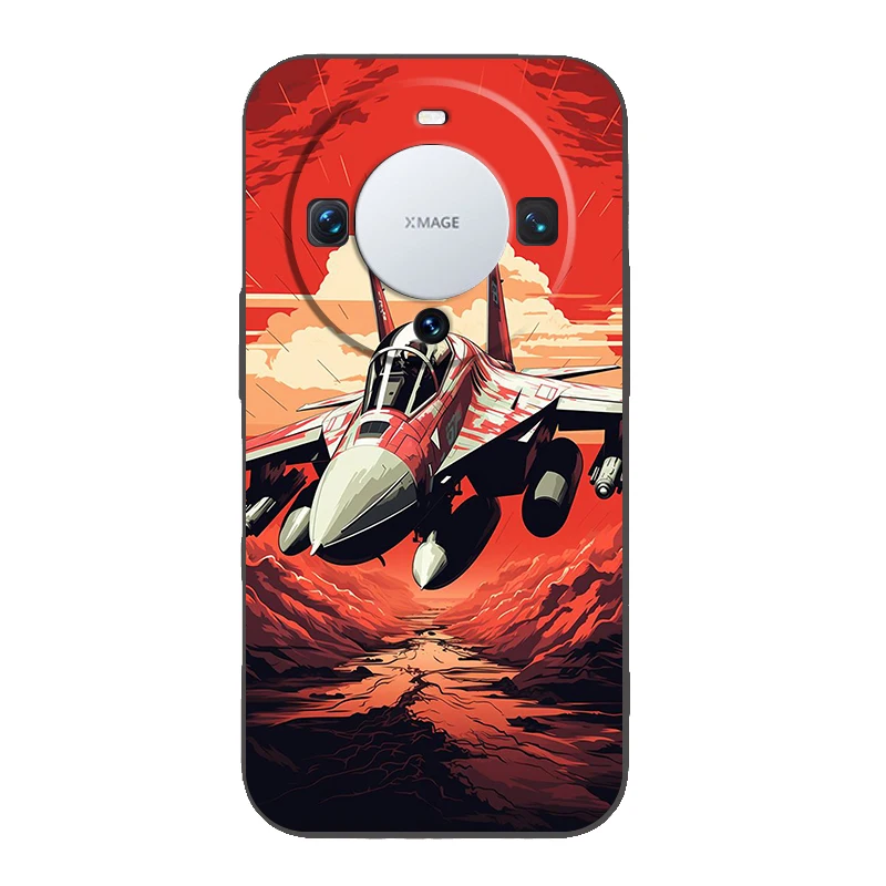 Sky Jet Fighter Silicone Phone Case Cover - Durable Protective Design