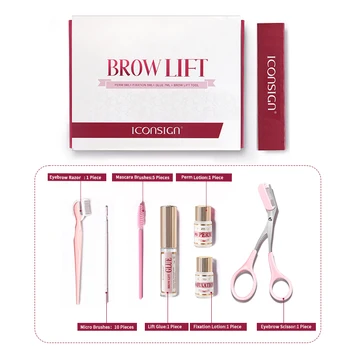 DIY Brow Perm Eyebrow Lamination 45-60 Days ICONSIGN Professional Brow Perming Set Beauty Makeup Tools Home Use 2