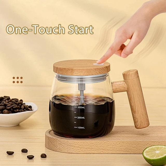 Electric High Speed Mixing Cup Coffee Tea Milk Cocoa Self Stirring Coffe Mug  Glass Waterproof Self Stirring Cup For Milk Protein - AliExpress