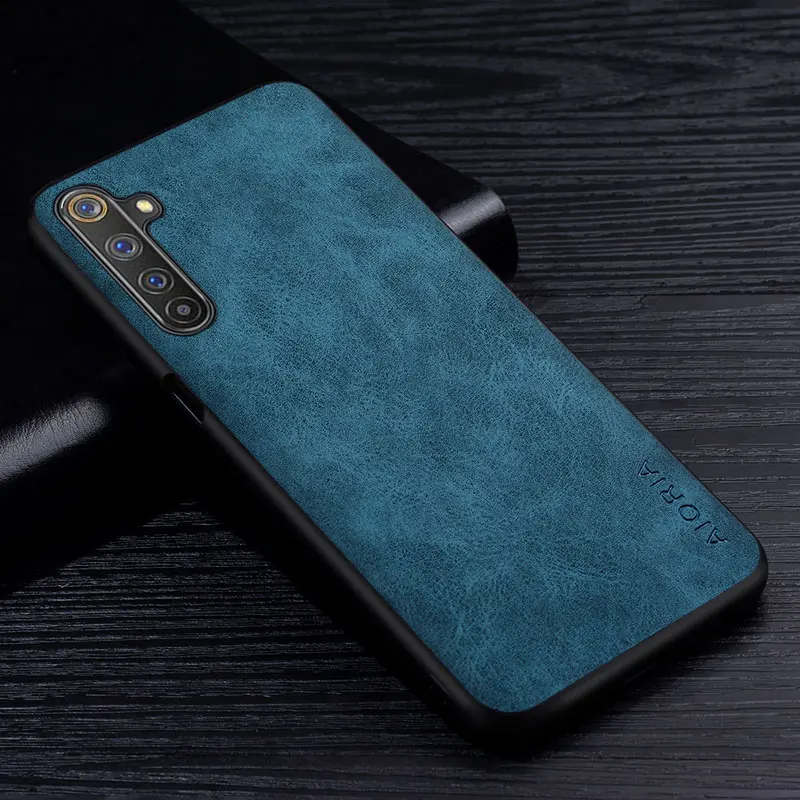 Premium PU Leather Scratch-Resistant Solid Color Phone Case