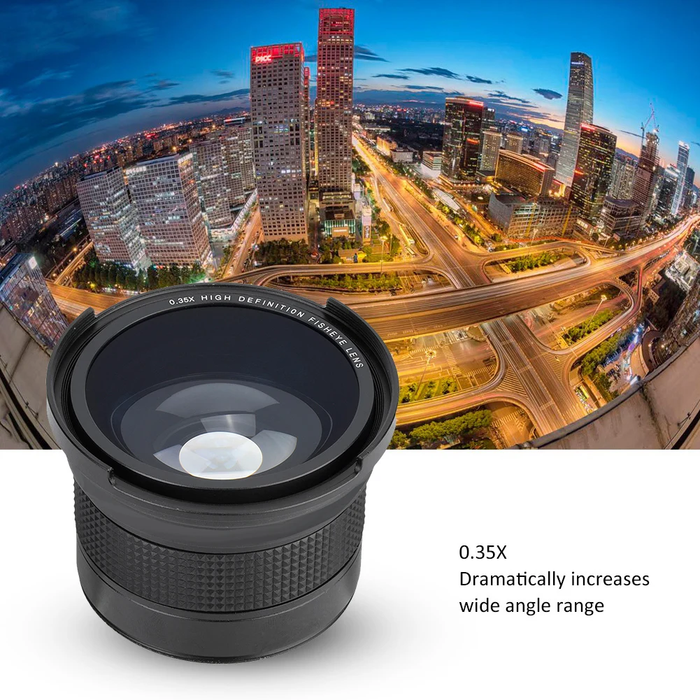 58MM Fisheye Super Wide Angle Lens For SLR DSLR Camera