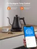 Smart Electric Kettle, WiFi Variable Temperature Gooseneck Pour Over Kettle and Tea Kettle, Alexa Control, 1200W Quick Hea 4