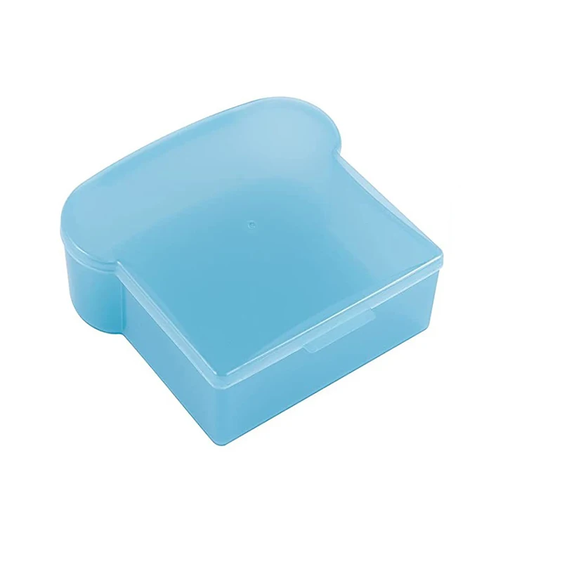 Description Picture 4 of itemSilicone Bread Container Portable Sushi Dessert Sandwich Toast Food Storage Box Microwaveable Transparent Kitchen Lunch Bento Bo