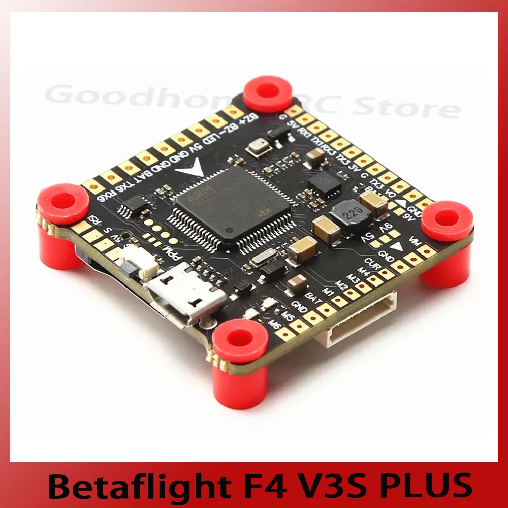 

Betaflight F4V3S F4 V3 V3S PLUS плата контроллера полета FC Gebaut-in барометр OSD для QAV250 230 RC Дрон FPV гоночный Квадрокоптер