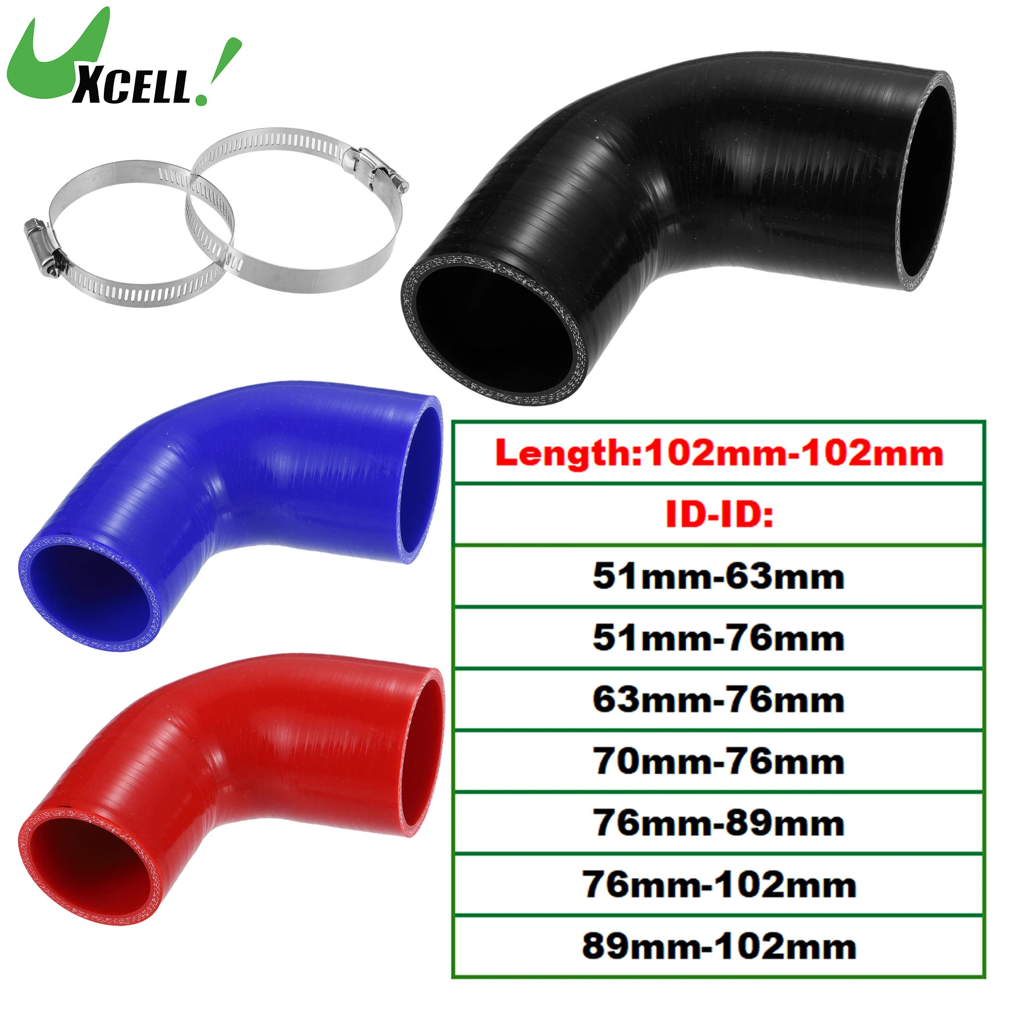 Tuyau Silicone 90° Bleu Pour Intercooler - 76 Mm Intérieur, Voiture, Résistant à La Chaleur