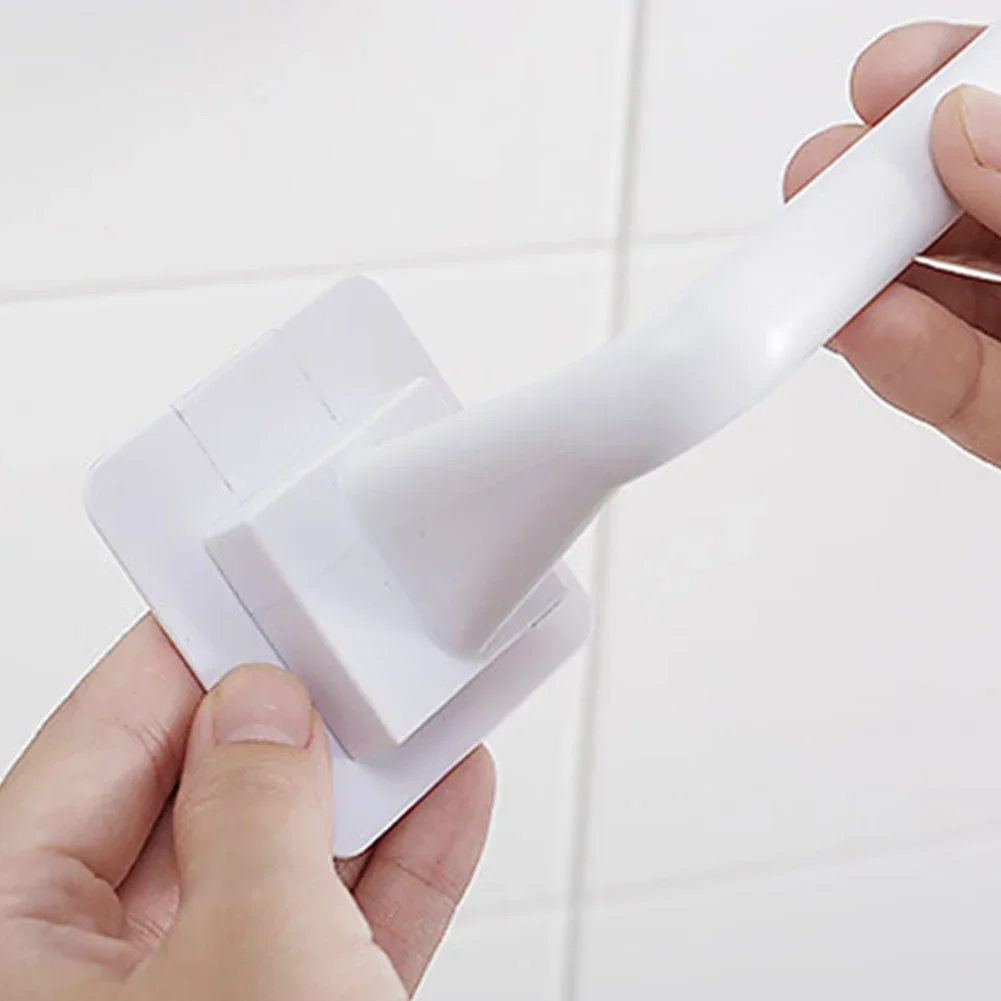 Self-adhesive Bathroom Towel Bar Towel Wall Mounted Hanger Holder Rack Shelf Shoes Holder Hanging Finishing Rack