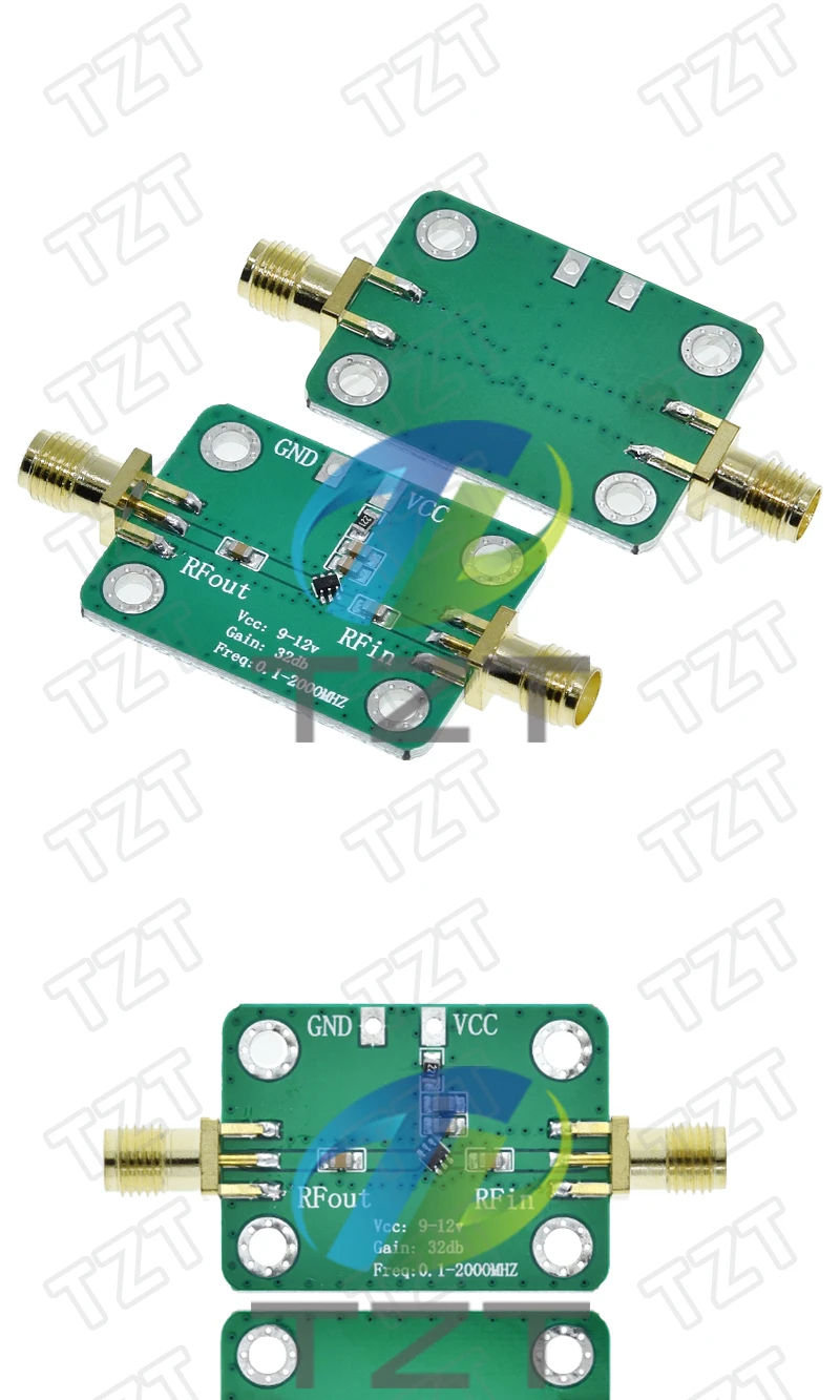 1/3PCS 0,1-2000MHz RF Breitband Verstärker Modul Verstärkung 30dB Low-Noise Verstärker LNA – Detail 3
