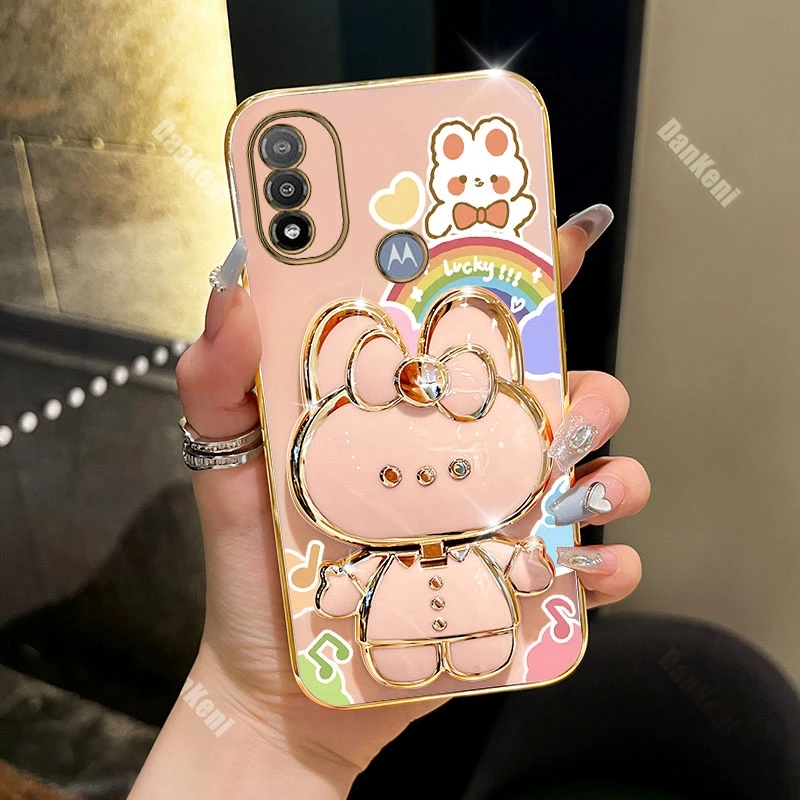 Lucky Rabbit Bracelet Plating Phone Case
