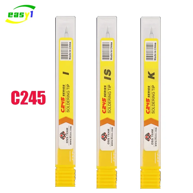 Punta Per Saldatore C245 Universale Per Stazione JBC Manico T245 - Design Combinato, Ricambio In Lega Di Rame (245-SI) - 3