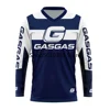 GASGAS Motorcycle Riding Clothing Downhill Bike MTB Jersey Men's Long Sleeve Cycling Shirt Maillot Ciclismo Hombre 4