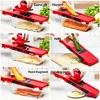 Vegetable Cutter with Steel Blade Slicer Potato Peeler Carrot Cheese Grater vegetable slicer Kitchen Accessories 6
