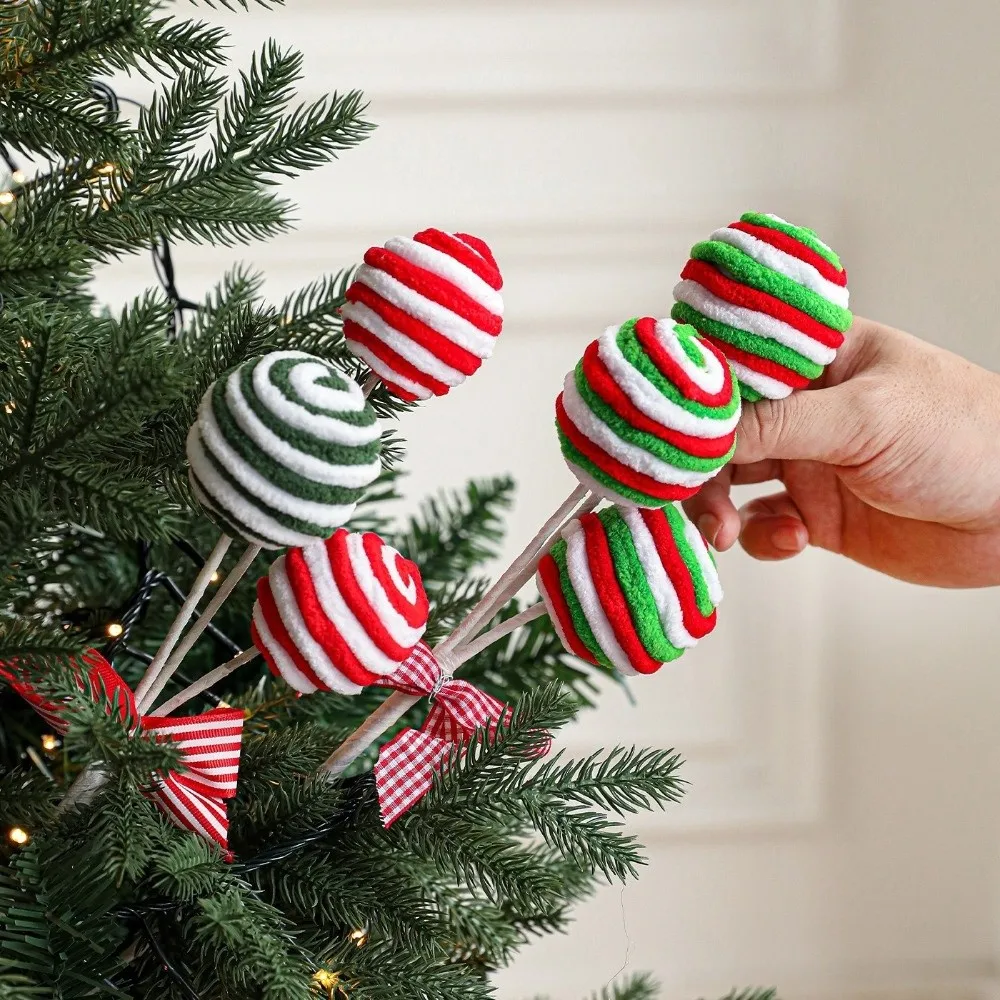 Christmas Foam Candy Decorations Simulated Flowers