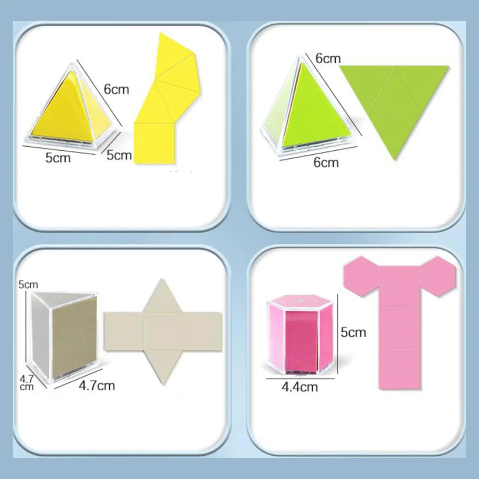 12 Pieces Geometric Shapes Blocks Math Games Reusable Durability Educational 12 Pieces Geometric Shapes Blocks Math Games Reusable Durability Educational