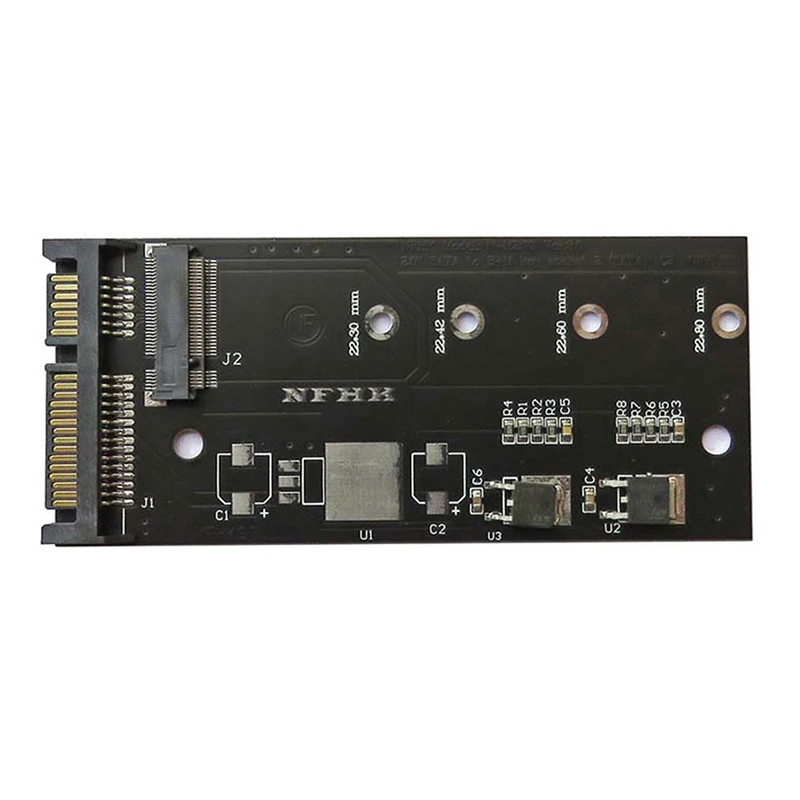 M.2 NGFF SSD-2.5인치 SATA 어댑터 카드 데스크탑 노트북 스토리지용 고속 라이저 보드 SATA 변환기
