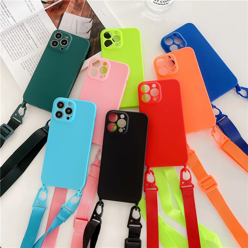 Iphone 13 Pro Max Case Necklace Lanyards Cord Cover Mobile Phone