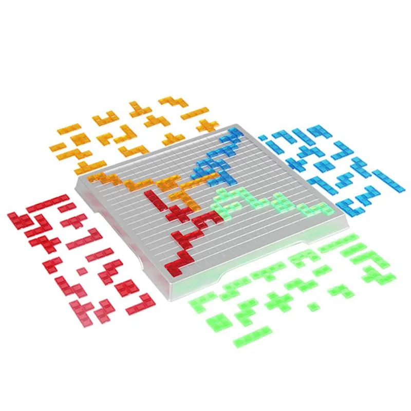 

New Strategy Game Blokus Desktop Educational Squares Toys Board Cube Puzzle Easy To Play Children Kids Series Indoor Party Gift