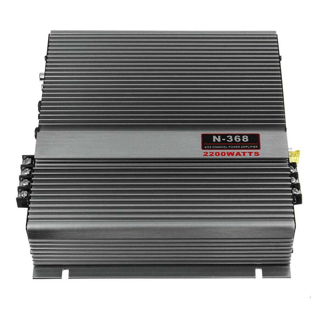 

2000W 12V 2 Channel Car Amplifier Short Circuit Protection Stereo Power Amp Audio Sub Woofer Interior Sound Amplifiers