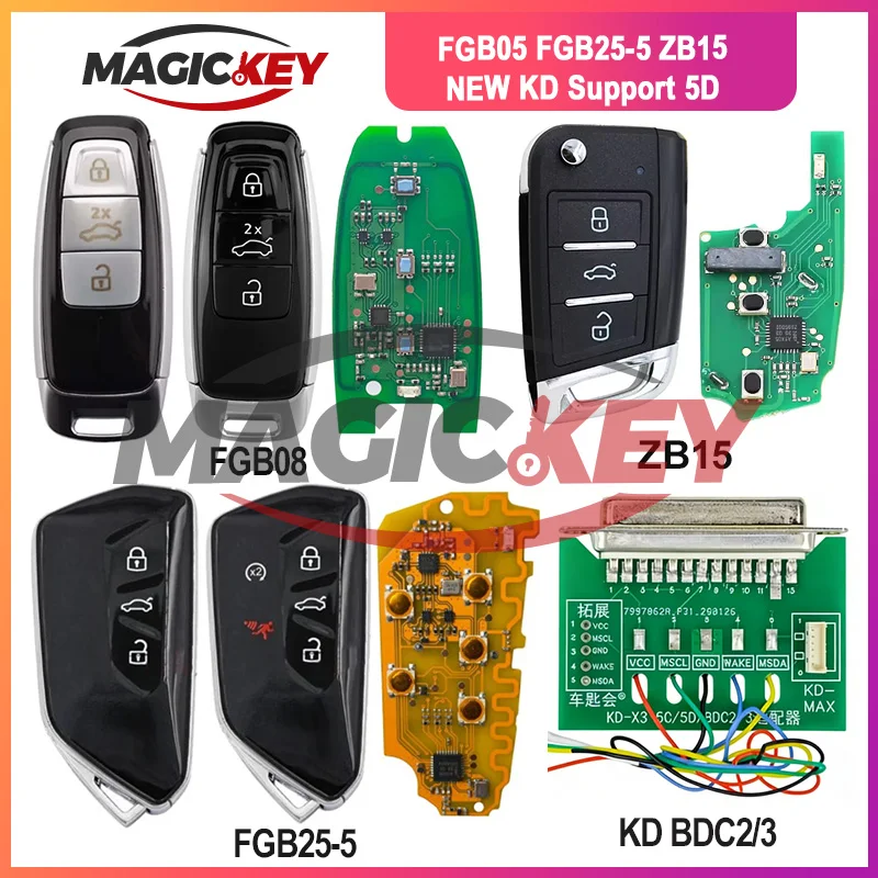 Адаптер для программирования KEYDIY FGB08, FGB25-5, ZB15, 5D Key, KD-X4 ...