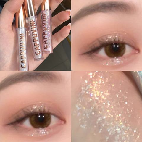 PCS Liquid Eyeshadow Pearlescent Waterproof Liquid Eyeshadow Quick-drying Glitter Shimmer Eye Makeup Beauty Neon Eyeshadow