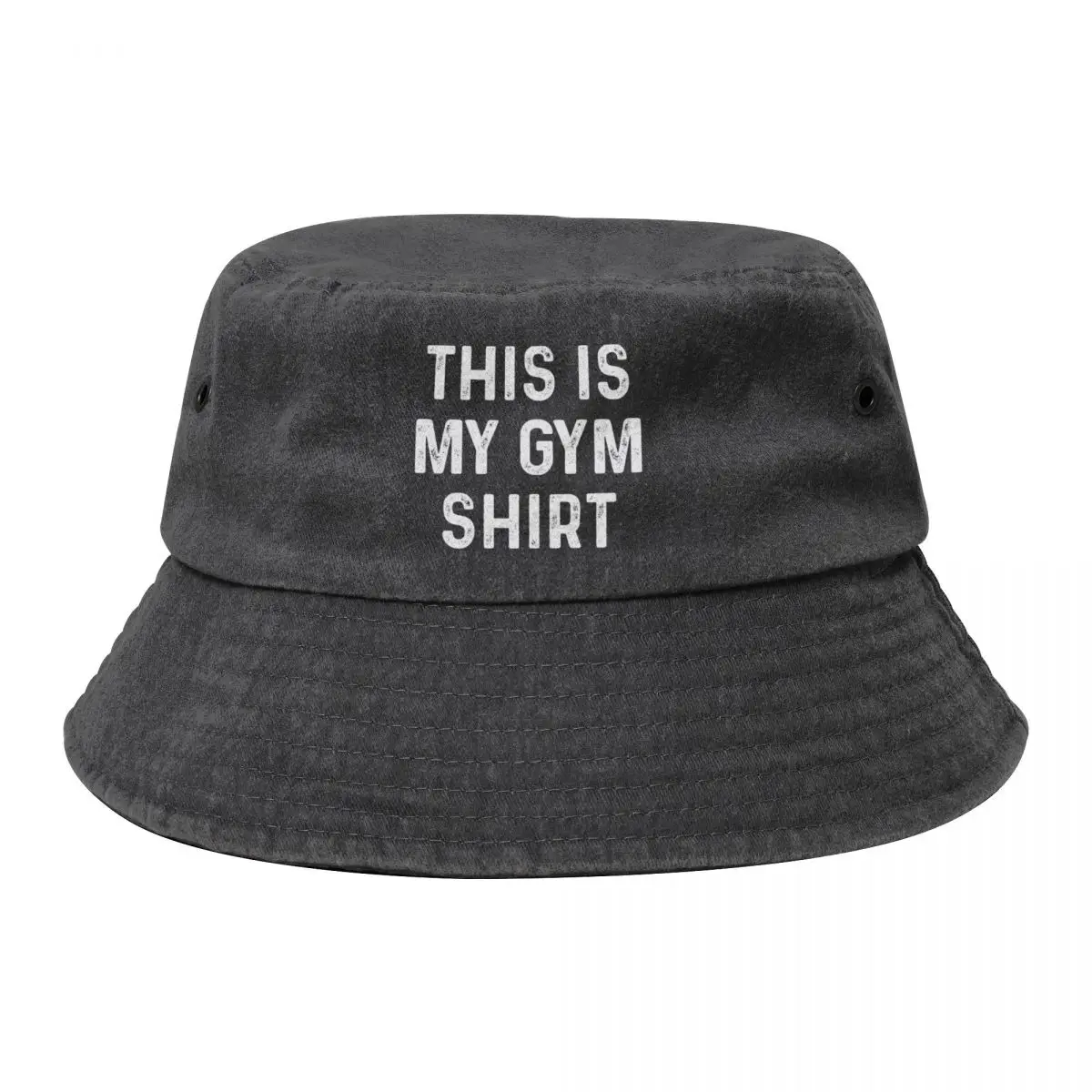 

This Is My Gym Shirt Cowboy Denim Fisherman Hat With Printing